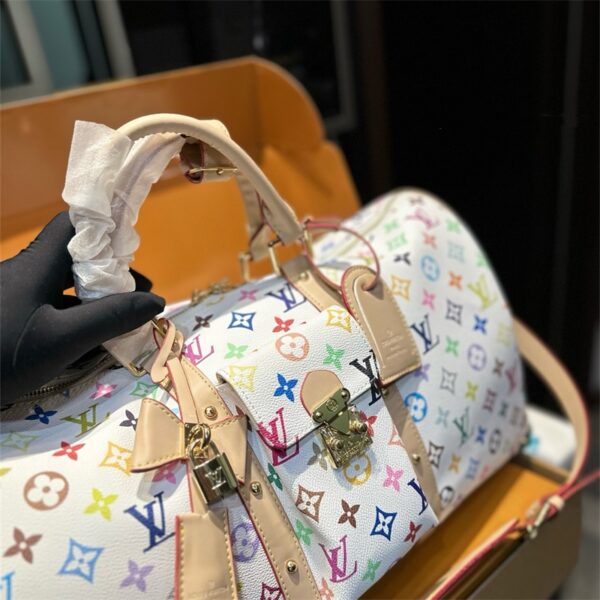 ルイ ヴィトン キーポル バンド リエール 45 ルイヴィトン ボストンバッグ 旅行 バッグ ブランド ヴィトン カラフル モノグラム 村上 隆 ルイビトン 飛行機 ボストン バッグ 持ち込み ルイ ヴィトン 偽物 - 画像 (6)