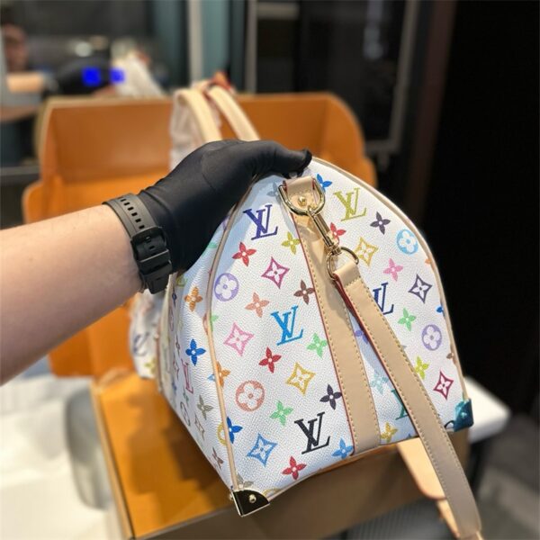 ルイ ヴィトン キーポル バンド リエール 45 ルイヴィトン ボストンバッグ 旅行 バッグ ブランド ヴィトン カラフル モノグラム 村上 隆 ルイビトン 飛行機 ボストン バッグ 持ち込み ルイ ヴィトン 偽物 - 画像 (7)