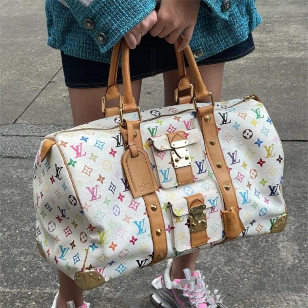 ルイ ヴィトン キーポル バンド リエール 45 ルイヴィトン ボストンバッグ 旅行 バッグ ブランド ヴィトン カラフル モノグラム 村上 隆 ルイビトン 飛行機 ボストン バッグ 持ち込み ルイ ヴィトン 偽物