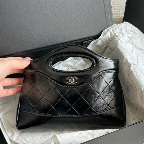 chanel 31 ミニ ショッピング バッグ ブランド クラッチ バッグ レディース 本 革 2way トート バッグ ショルダー バッグ シャネル トート バッグ シャネル ラムスキン チェーン ショルダー 女子 人気 バッグ ブランド - 画像 (6)