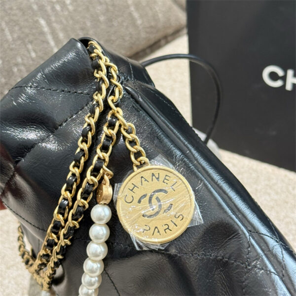 chanel22 ミニ シャネル ミニ ハンドバッグ パール チェーン バッグ トート バッグ チェーン ハイ ブランド 女性 バッグ 人気 30 代 キルティング チェーン バッグ シャネル 偽物 - 画像 (12)