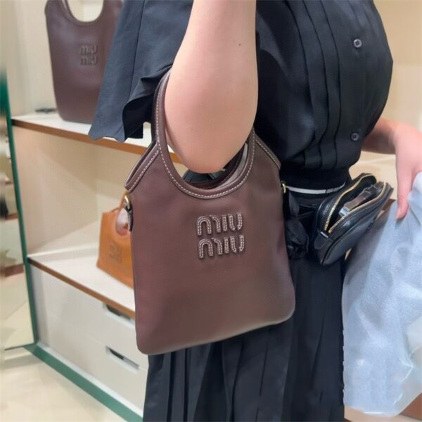ミュウ ミュウ アイビー ミュウ ミュウ トート バッグ ミニ トート バッグ 女性 バッグ ブランド ハンド トート バッグ ブランド miumiu ミニ バッグ ミュウ ミュウ パロディ 女子 大学生 ショルダー バッグ ブランド - 画像 (7)