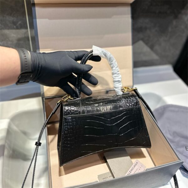 バレンシアガ アワー グラス xs クロコダイル バッグ ブランド ショルダー バッグ ワニ 柄 ブランド ハンドバッグ ハイ ブランド ラグジュアリー ブランド バッグ バレンシアガ 偽物 - 画像 (6)
