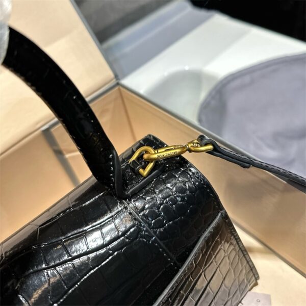 バレンシアガ アワー グラス xs クロコダイル バッグ ブランド ショルダー バッグ ワニ 柄 ブランド ハンドバッグ ハイ ブランド ラグジュアリー ブランド バッグ バレンシアガ 偽物 - 画像 (7)