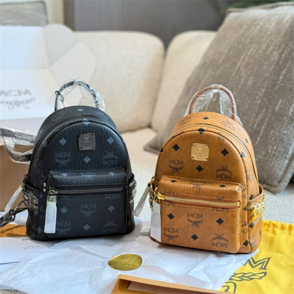 ミニ リュック mcm xmini stark ベベブー サイドスタッズ バックパック ミニ リュック ブランド リュック エムシー エム 可愛い リュックサック ブランド 2way バッグ ブランド - 画像 (8)