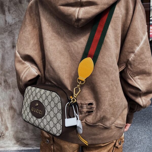 gucci ネオ ヴィンテージ gucci ショルダー バッグ 人気 ハイ ブランド メッセンジャー バッグ 芸能人 ショルダー バッグ メンズ ネオ ヴィンテージ gg スプリーム メッセンジャー バッグ - 画像 (3)