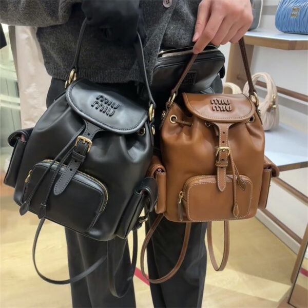 ハイ ブランド リュック サック ミュウ ミュウ パロディ ミュウ ミュウ バック パック ブランド リュック かわいい リュック レザー レディース ブランド 鞄 レディース 人気 20 代 後半 - 画像 (10)