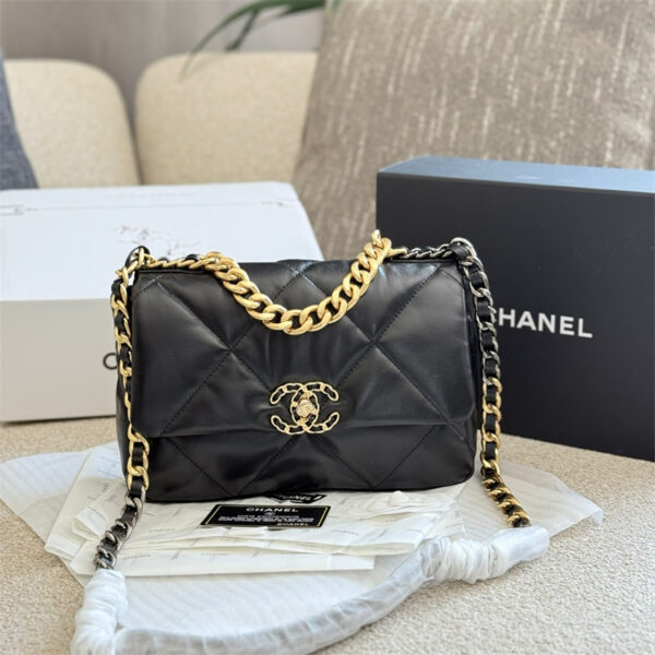 chanel 19 ハンドバッグ シャネル バッグ ショルダー 2way ハンドバッグ 本 革 ショルダー バッグ レディース 人気 ブランド 女性 バッグ 人気 ブランド シャネル バッグ 偽物 シャネル ディズヌフ - 画像 (8)