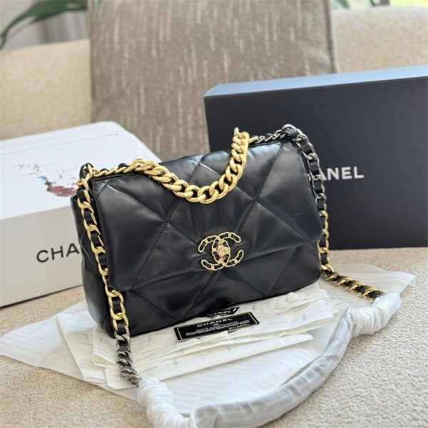chanel 19 ハンドバッグ シャネル バッグ ショルダー 2way ハンドバッグ 本 革 ショルダー バッグ レディース 人気 ブランド 女性 バッグ 人気 ブランド シャネル バッグ 偽物 シャネル ディズヌフ - 画像 (9)