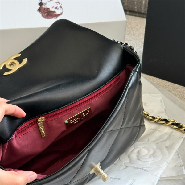 chanel 19 ハンドバッグ シャネル バッグ ショルダー 2way ハンドバッグ 本 革 ショルダー バッグ レディース 人気 ブランド 女性 バッグ 人気 ブランド シャネル バッグ 偽物 シャネル ディズヌフ - 画像 (11)