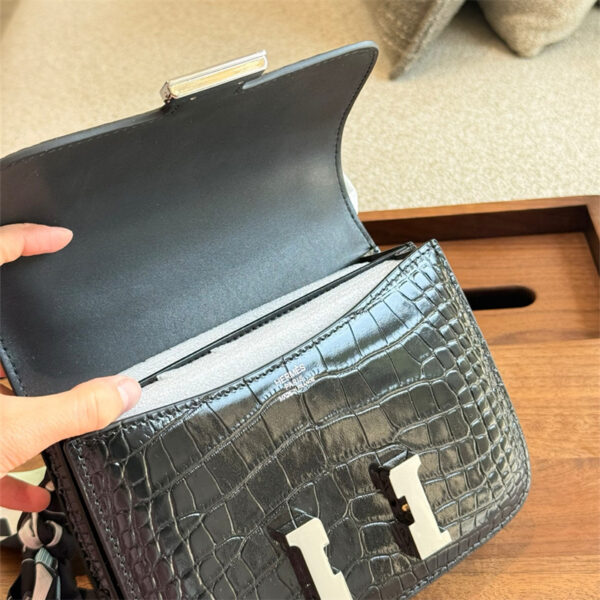 エルメス コン スタンス スクエア ミニ ショルダー バッグ クロコダイル バッグ エルメス ショルダーバッグ ハイ ブランド レディース バッグ エルメス スーパーコピー - 画像 (10)