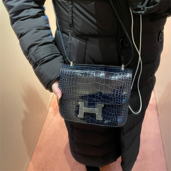 エルメス コン スタンス スクエア ミニ ショルダー バッグ クロコダイル バッグ エルメス ショルダーバッグ ハイ ブランド レディース バッグ エルメス スーパーコピー - 画像 (14)